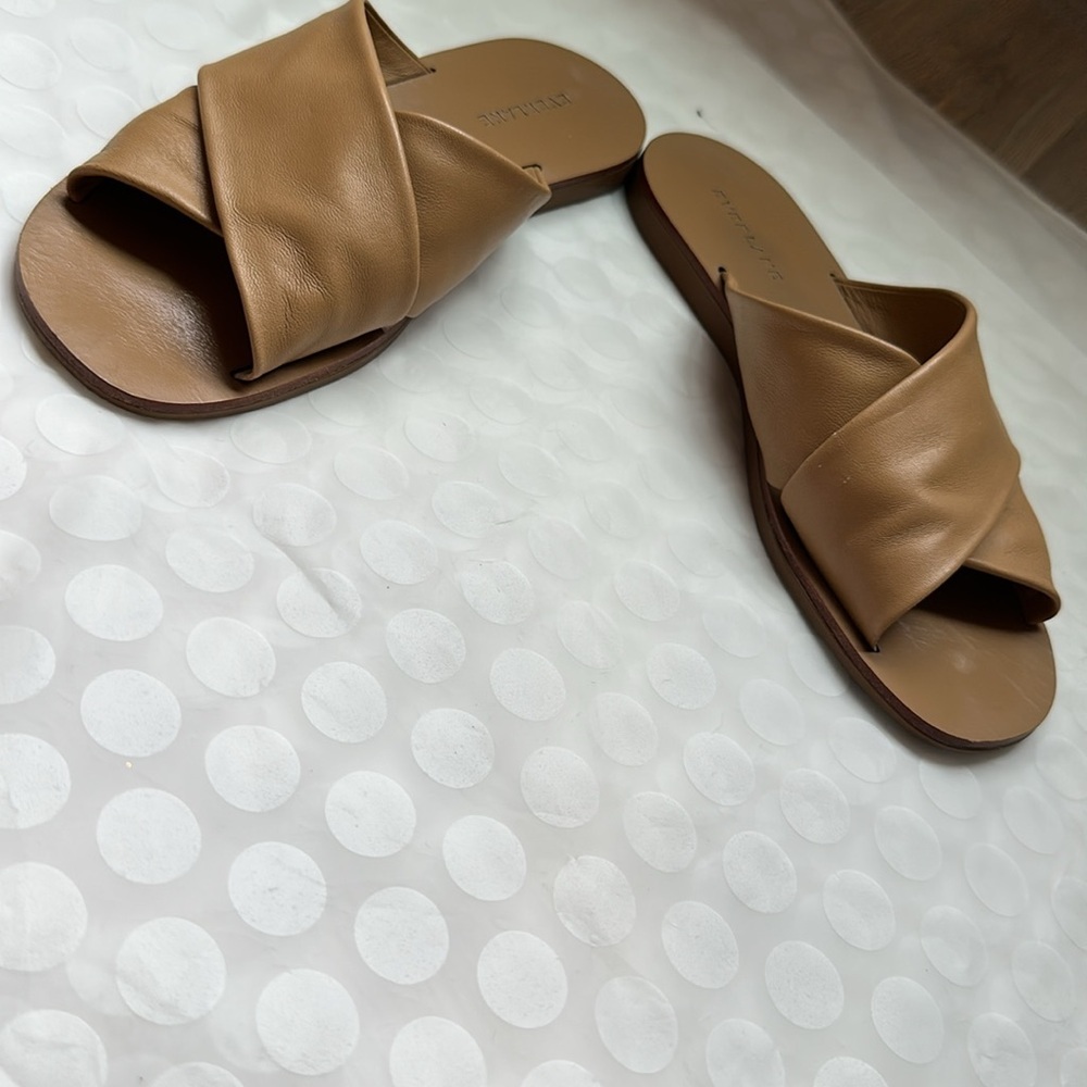 🎗️ Everlane  🎗️ The Day Crossover Sandal LIGHT TAUPE 7.5 - Picture 4 of 11